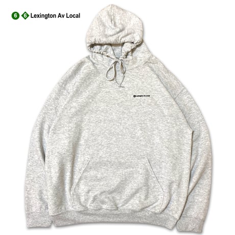 "Lexington Av Local" 8oz Hoodie Ash