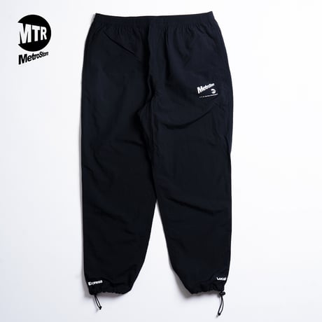 "MTR" NYLON PANTS  BLACK