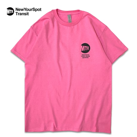 "ViewFromQueens" 6oz US COTTON S/S Tee PINK