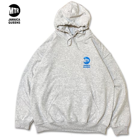"JAMAICA QUEENS" 8oz Hoodie AshGrey