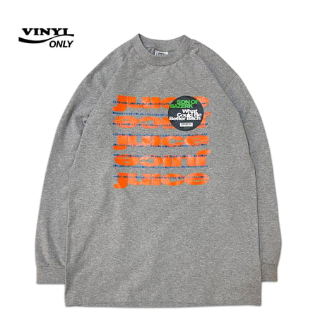 "Juice"  6.5oz HeavyWeight L/S Tee Gray