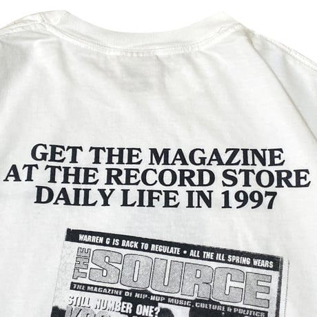 "THE MAGAZINE 1997" 6.1oz Garment Dyed Tee White