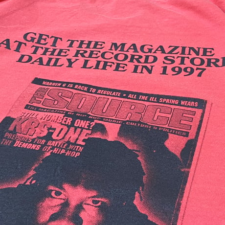 "THE MAGAZINE 1997" pt2  6.1oz Garment Dyed Tee Waltermelon