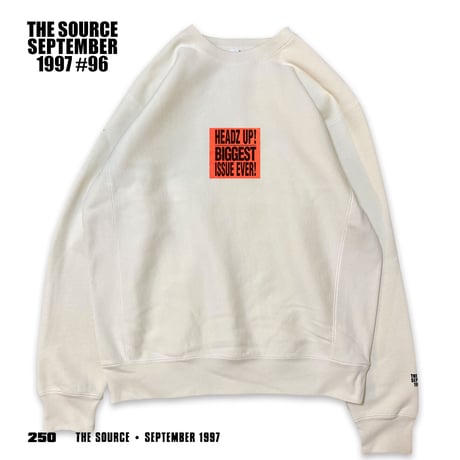 "CLASSIFIEDS 97" HeavyWeightSweat Cream