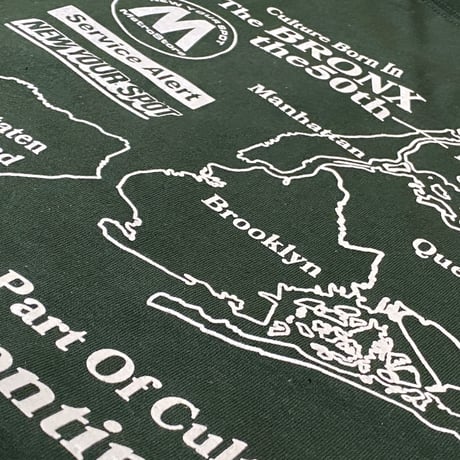 "PARK JAMS" 6oz US COTTON Tee ForestGreen