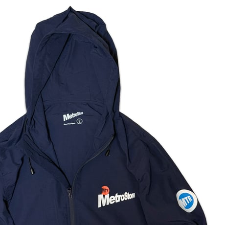 "MTR BASIC" NYLON ANNORAK PARKA NAVY