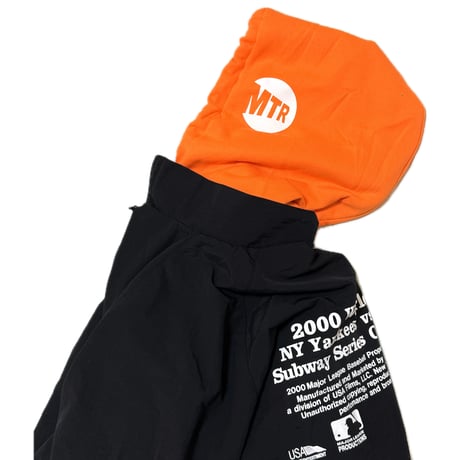 "MTR" 8oz Cotton Hoodie　SafetyOrange