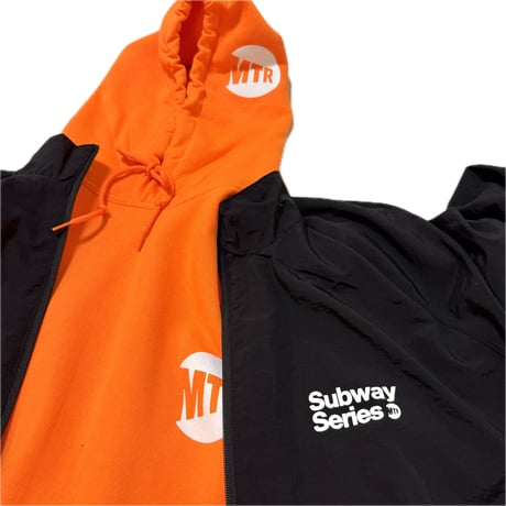"MTR" 8oz Cotton Hoodie　SafetyOrange