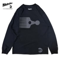 ”Return of the 90`s" BoroughCheck 6oz US COTTON L/S Tee Black