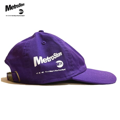 "SubwaySeries" Cotton Cap Purple
