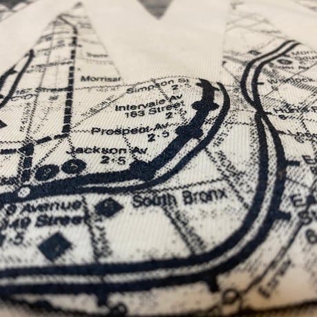 ”TheMap1987”  GarmentDye 6.1oz Tee Ivory