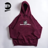 "BIG L DEBUT ALBUM AD" 8oz Hoodie BURGANDY