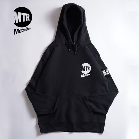 "THE HARLEM" 13.5oz HeavyWeight Hoodie BLACK