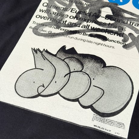 "A Train Session with ROB ADER" GarmentDyed 6.1oz Tee Navy