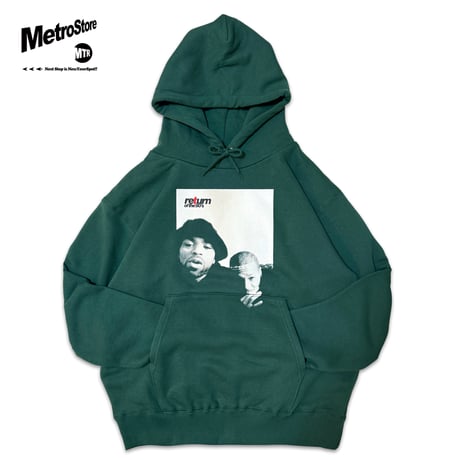 "Return of the 90's" 10oz Hoodie  Green