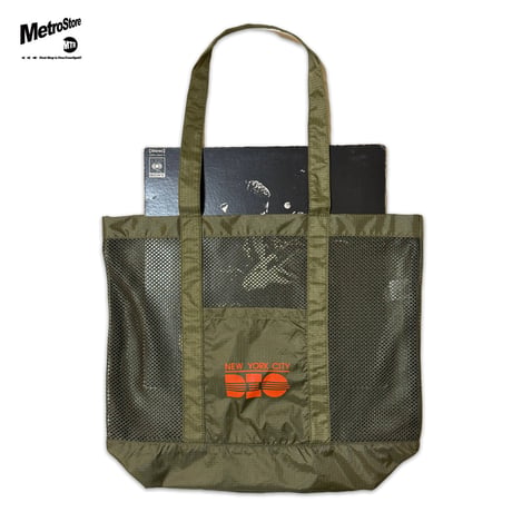 "NYC DIG" NYLON MESH BAG