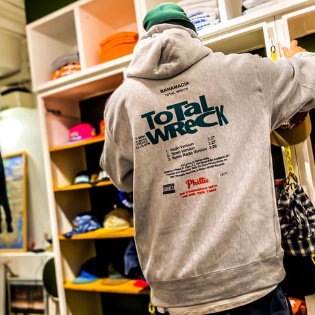 "Phillie VINYL" HeavyWeightHoodie AshGrey
