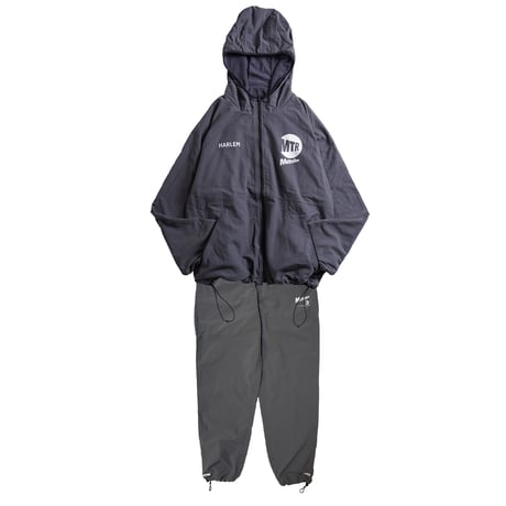 "THE HARLEM" Reversivle NYLON FREECE JKT GREY