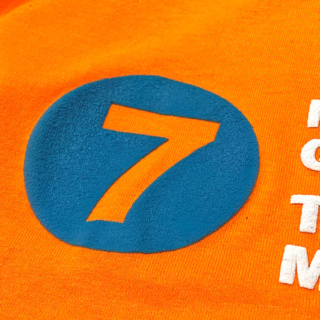 "The 7Train NY Mets" 6oz US COTTON L/S Tee Orange