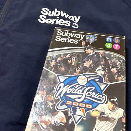 "SubwaySeries"Cottonlike NYLON JKT Black
