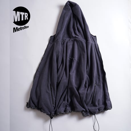 "THE HARLEM" Reversivle NYLON FREECE JKT GREY