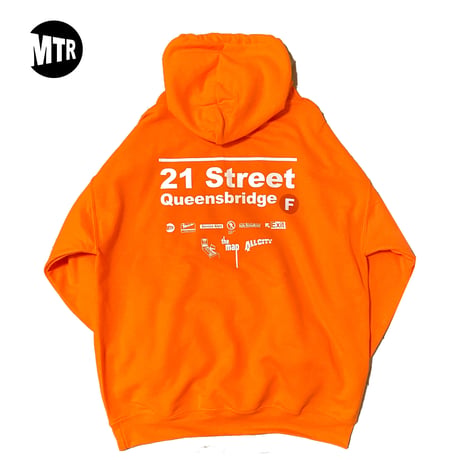 "21street" Hoodie Orange