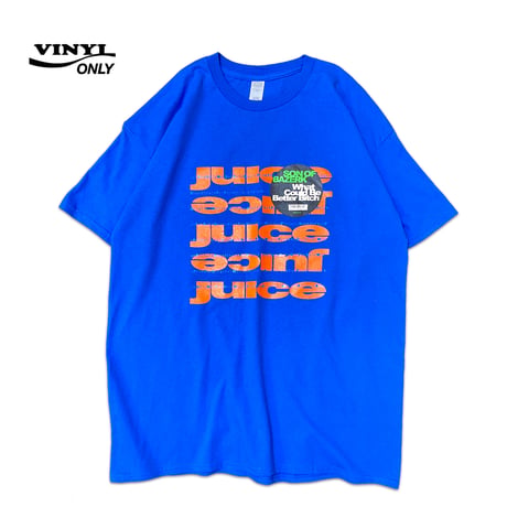 "Juice"  6oz  US Cotton Tee Blue