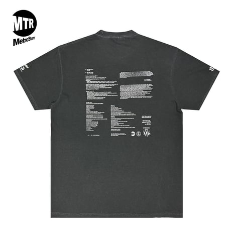 "NO SELLOUT" 6.1oz GarmentDye Tee PepperBlack