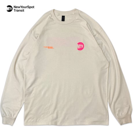 "mo' core" US COTTON 6oz L/S Tee Natural