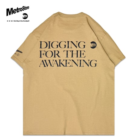 "THE AWAKENING" Pt3 NAS 6oz Cotton Tee TanBeige