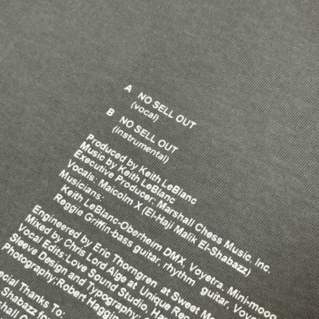 "NO SELLOUT" 6.1oz GarmentDye Tee Gray