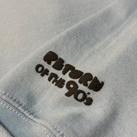 ”Return of the 90`s" BoroughCheck 8ozHoodie LightBlue