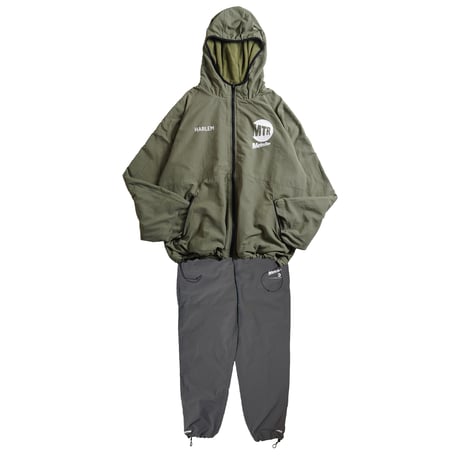 "THE HARLEM" Reversivle NYLON FREECE JKT OLIVE