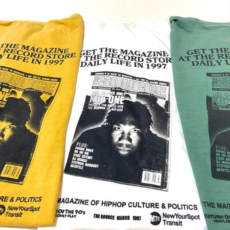 "THE MAGAZINE 1997" 6.1oz Garment Dyed Tee White