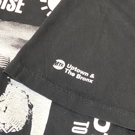 ”CassetteTape＆Crack” GarmentDye 6.1oz Tee Black