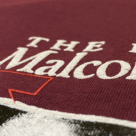 "Real Malcolm X" US COTTON 6oz  L/S Tee バーガンディ