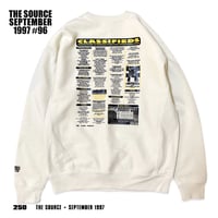 "CLASSIFIEDS 97" HeavyWeightSweat Cream