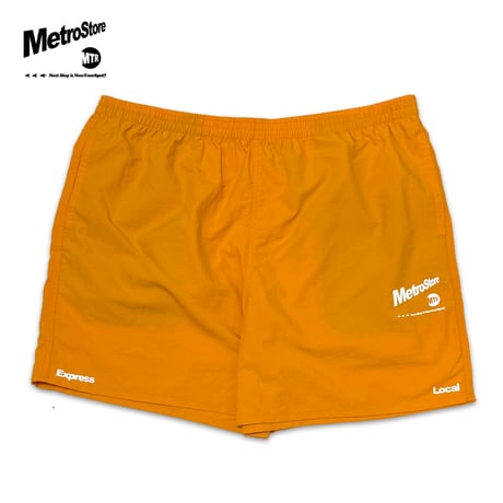 "MTR" NYLON SHORTS Yellow,Orange