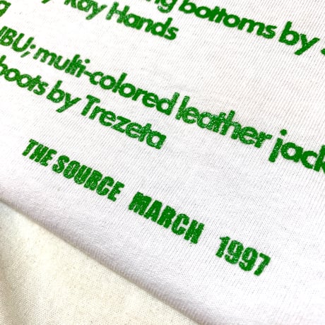 "THE TRACKMASTERS" 6.5oz HEAVY WEIGHT PROCLUB Tee White