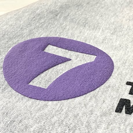 "The 7Train" 13.5oz HeavyWeight Hoodie GreyHeather