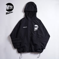 "THE HARLEM" Reversivle NYLON FREECE JKT BLACK