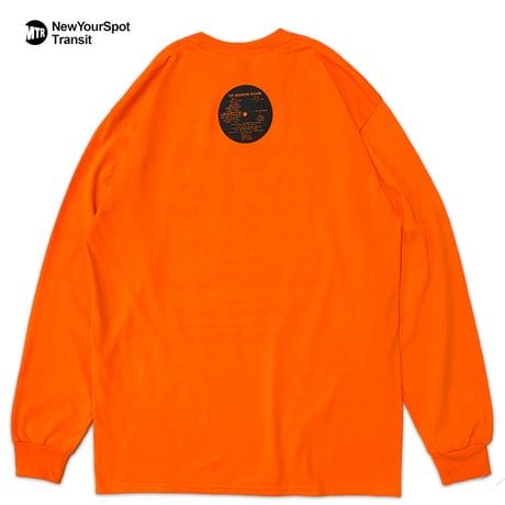 "BedroomWizard" US COTTON 6oz L/S Tee 蛍光Orange