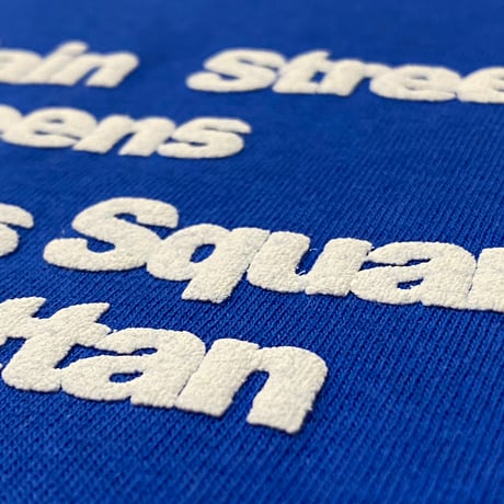 "The 7Train NY Mets" 6oz US COTTON L/S Tee Blue