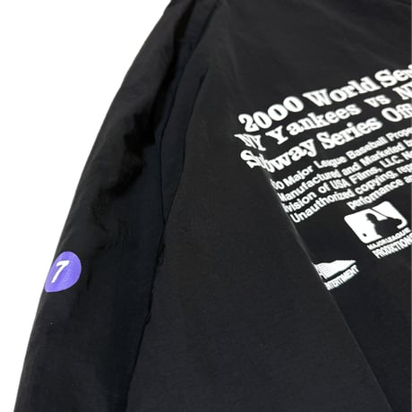"SubwaySeries"Cottonlike NYLON JKT Black