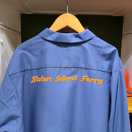"StatenIslandFerry" WorkShirt PostmanBlue XL