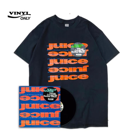 "Juice"  6oz  US Cotton Tee Black