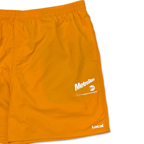 "MTR" NYLON SHORTS Yellow,Orange