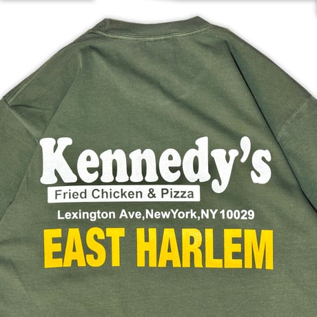 "KENNEDY FRIED CHICKEN" GarmentDyed 6.1oz Tee Hemp