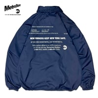 "MetroCard Farewell" NYLON COACH JKT  NAVY
