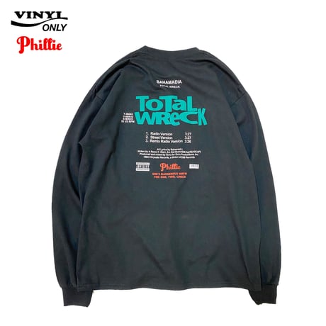 "Phillie VINYL" LongSleeve Tee Black